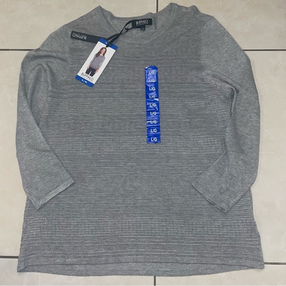 Light Gray Crewneck Sweater
